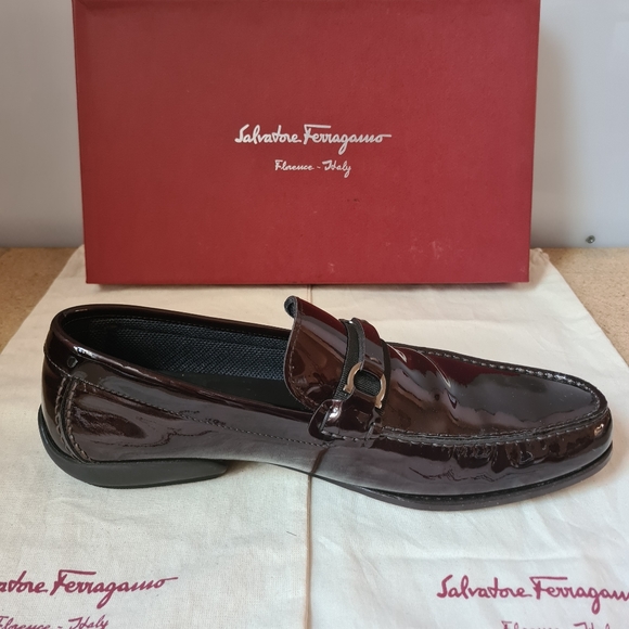Salvatore FERRAGAMO Bond 2 fondente patent main image 8